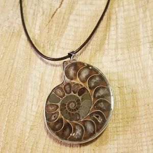** FREE WITH PURCHASE ** Ammonite fossil pendant